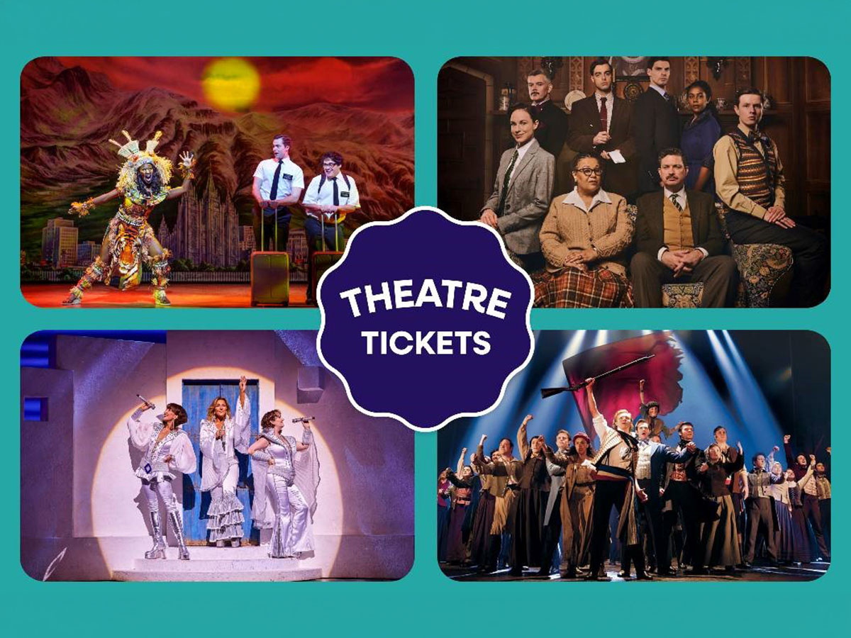 Buyagift theatre tickets to a West End show for two experience gift under £100 in the UK