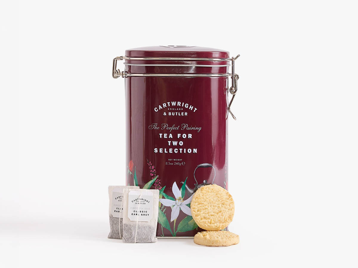 Cartwright and Butler Tea for Two Tin food gift under £20 in the UK