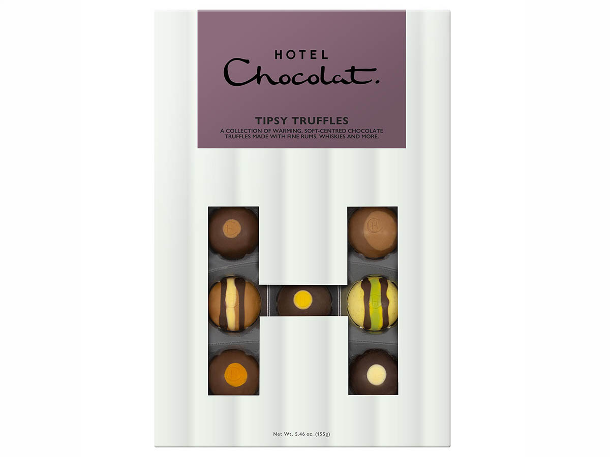 Hotel Chocolat Tipsy Truffles H-box