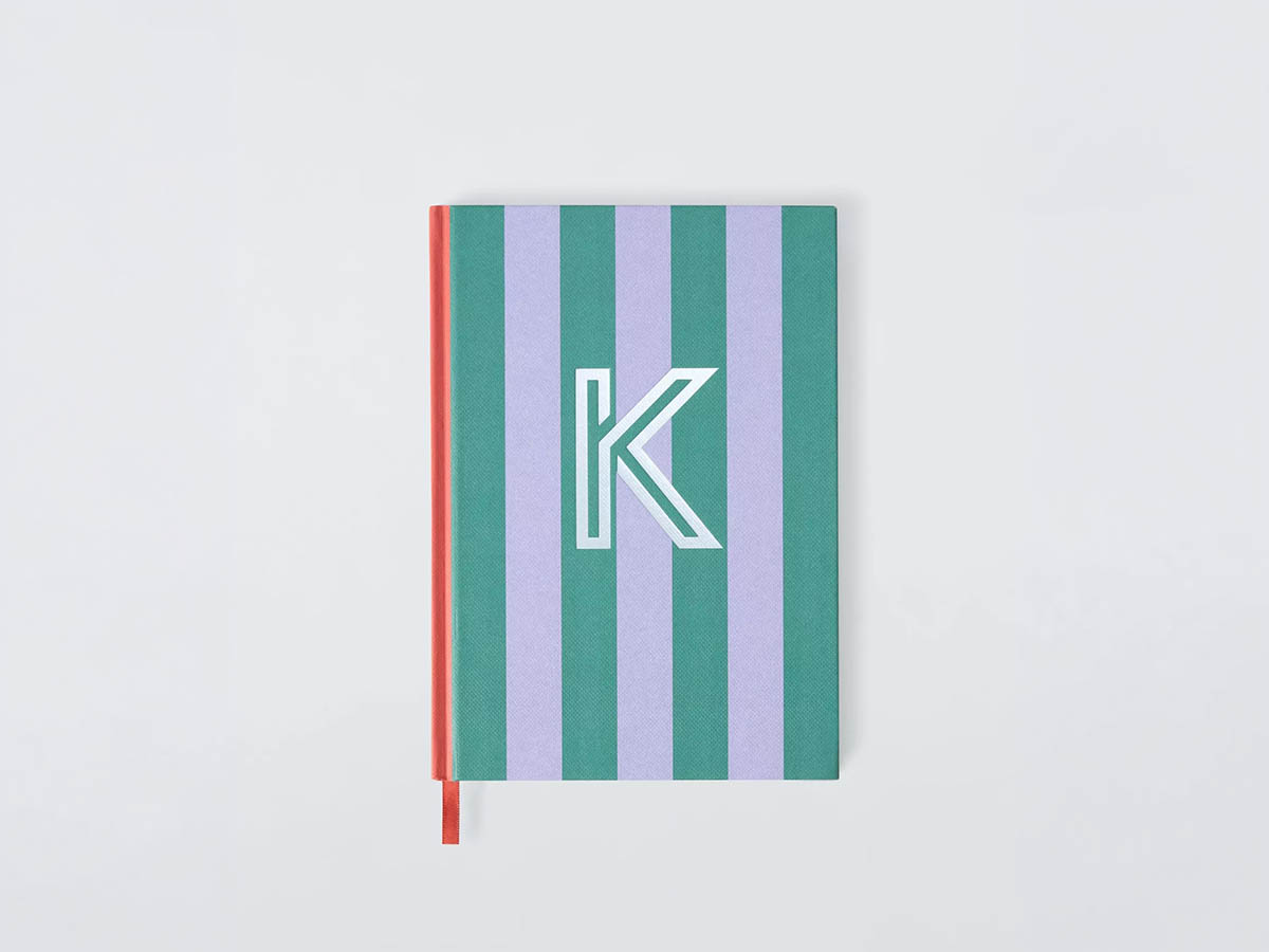 John Lewis Stripe Alphabet Notebook thoughtful stationery gift under £20 in the UK