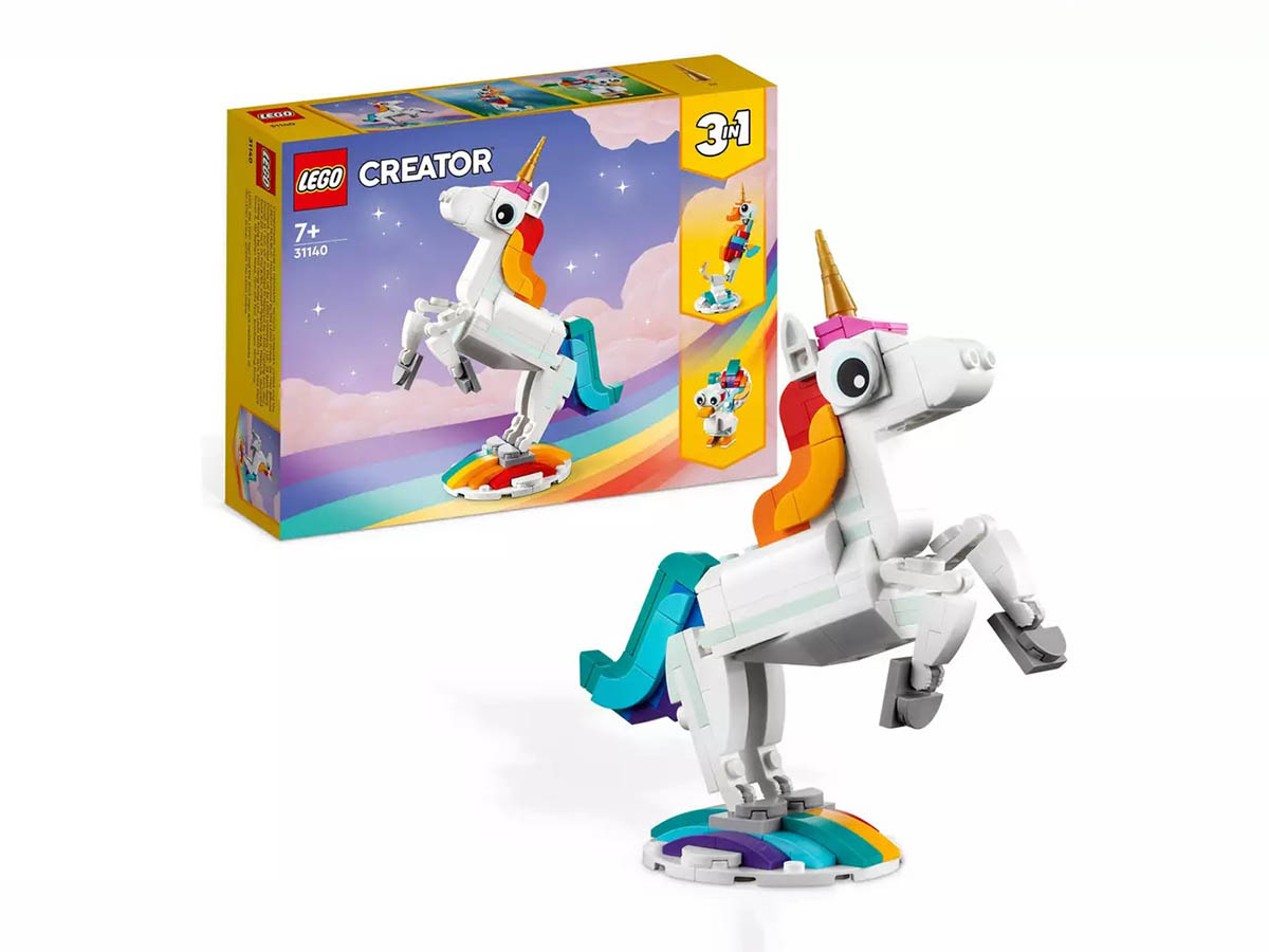 LEGO Creator 3 in 1 Magical Unicorn gift for 6 year old girls in the UK
