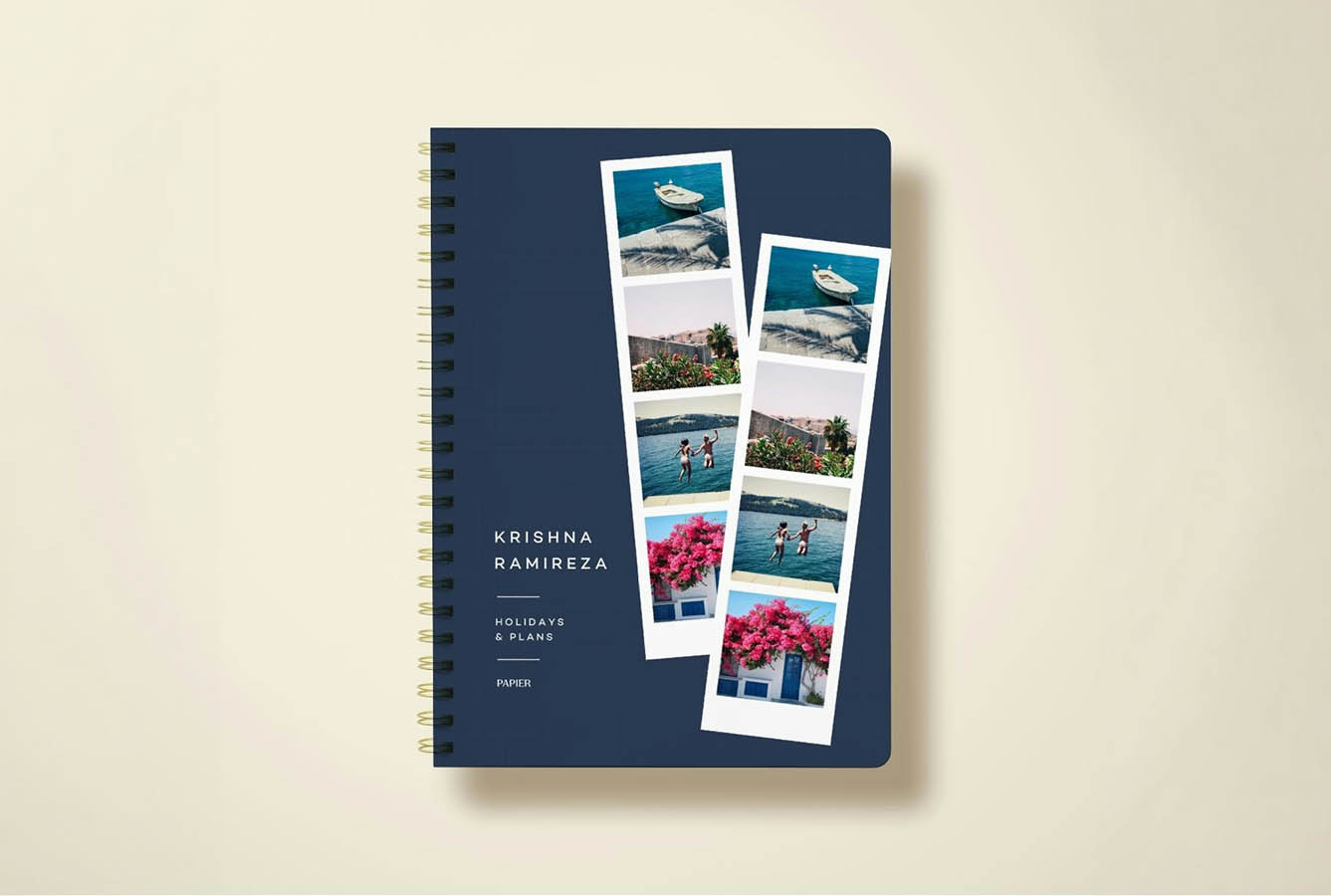 Papier personalised notebook