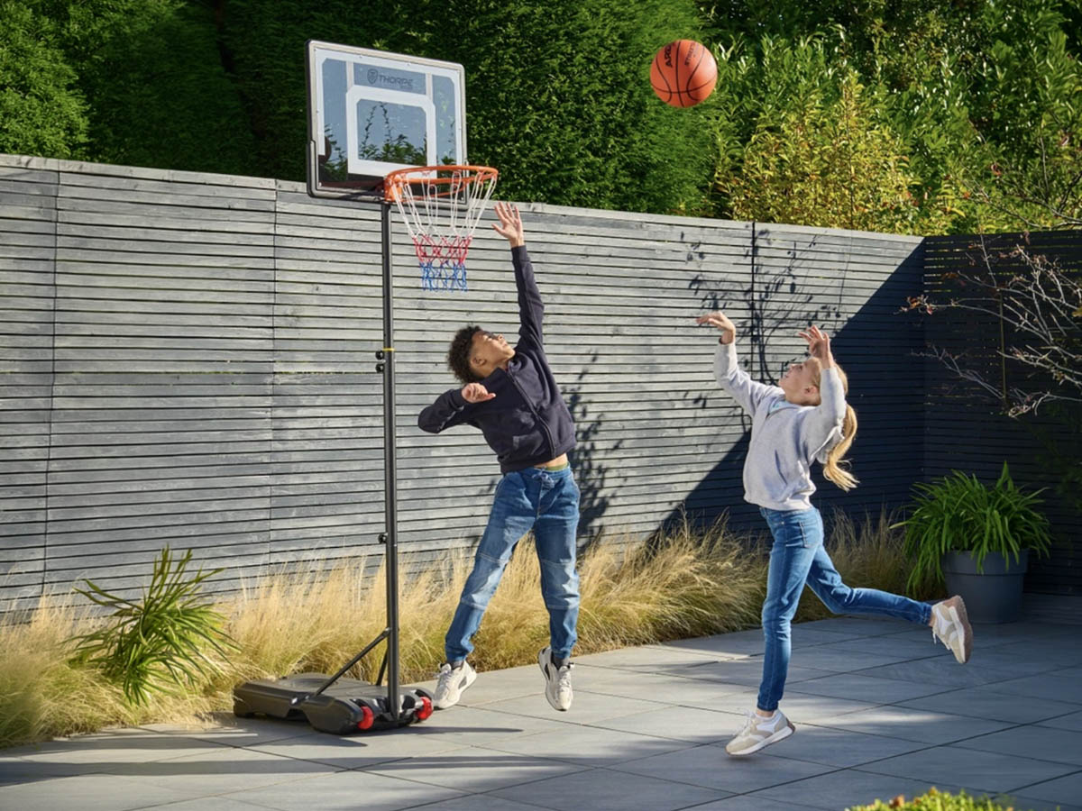 Thorpe Sports portable basketball stand gift for 6 year old boys in the UK