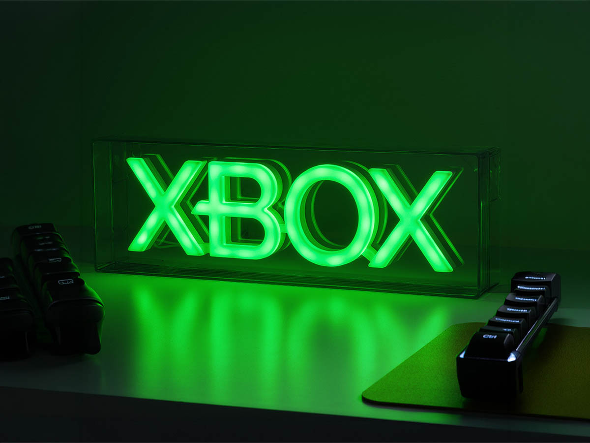 XBOX LED Neon Light gift for teenage boys in the UK