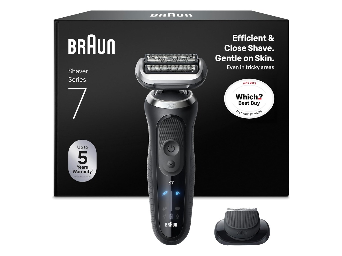 Braun Series 7 electric shaver practical grooming gift for brother