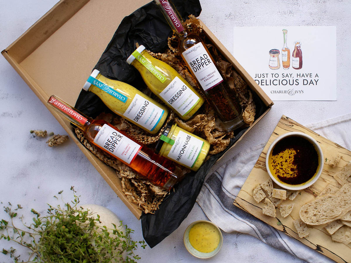 Charlie and Ivy's food lovers birthday treat gift box gift under £30 in the UK