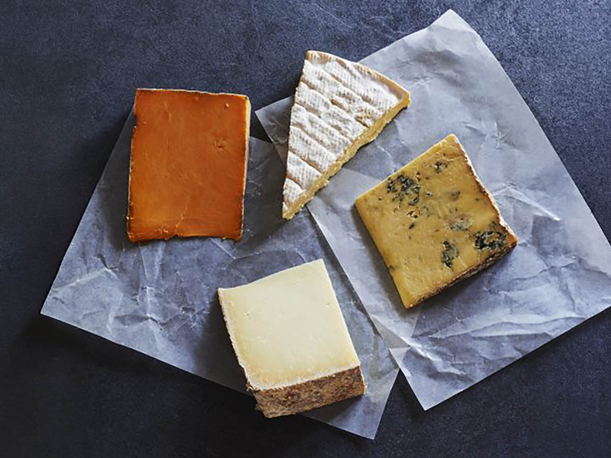 The Courtyard Dairy artisan cheese selection gift box for Father's Day from son in the UK