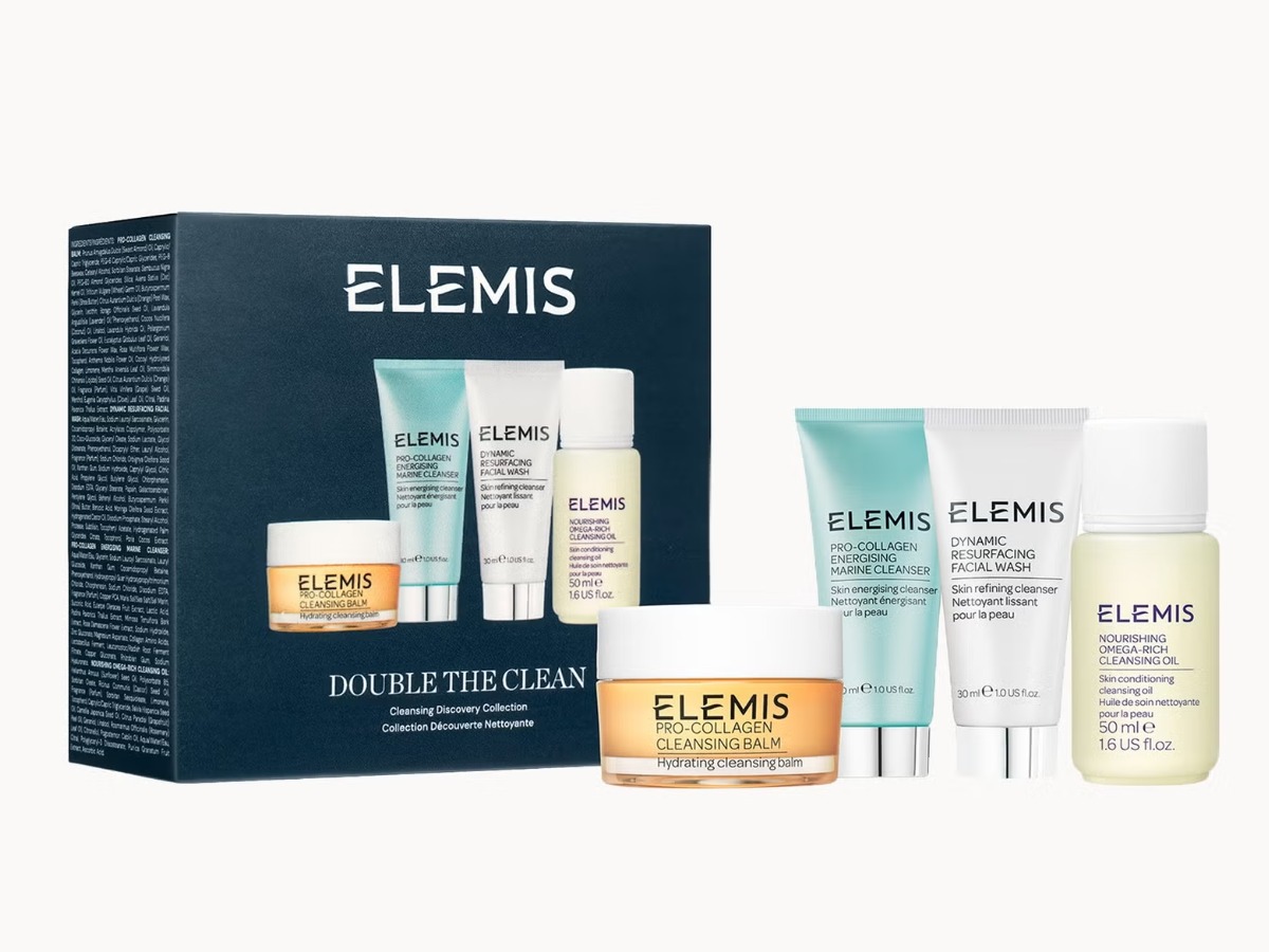 Elemis Double The Clean skincare set beauty gift for sister