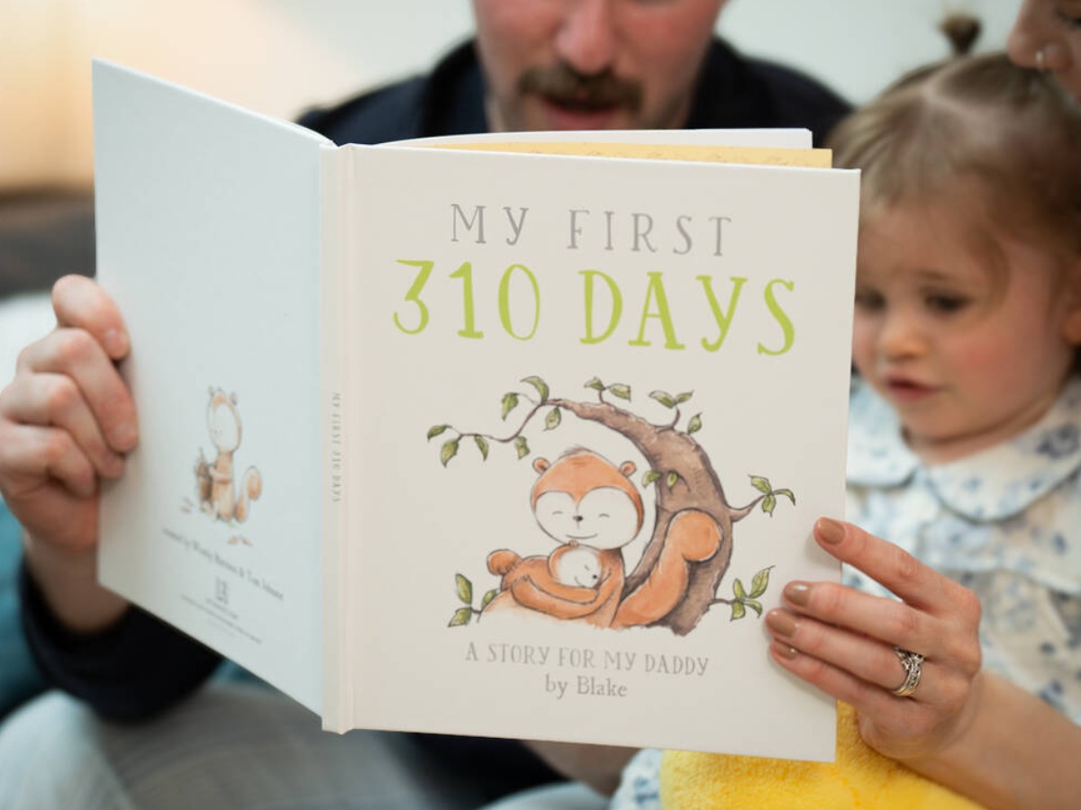Personalised first Father’s Day book for new dads in the UK