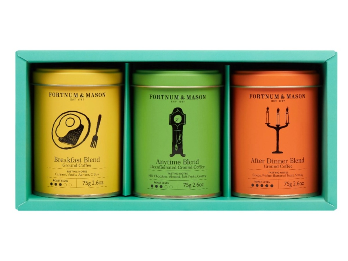 Fortnum and Mason All Day Blends Ground Coffee Selection Father’s Day gift in the UK