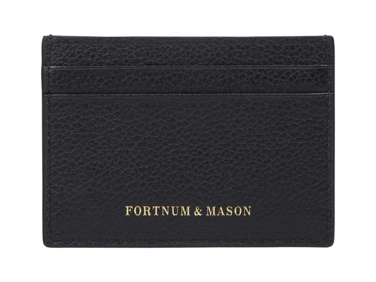 Fortnum’s flat credit card holder navy Father’s Day gift from daughter in the UK