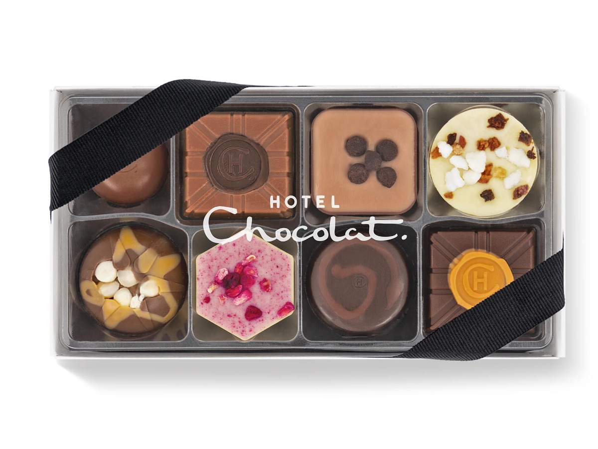 Hotel Chocolat Everything Pocket Selection gift under £30 in the UK