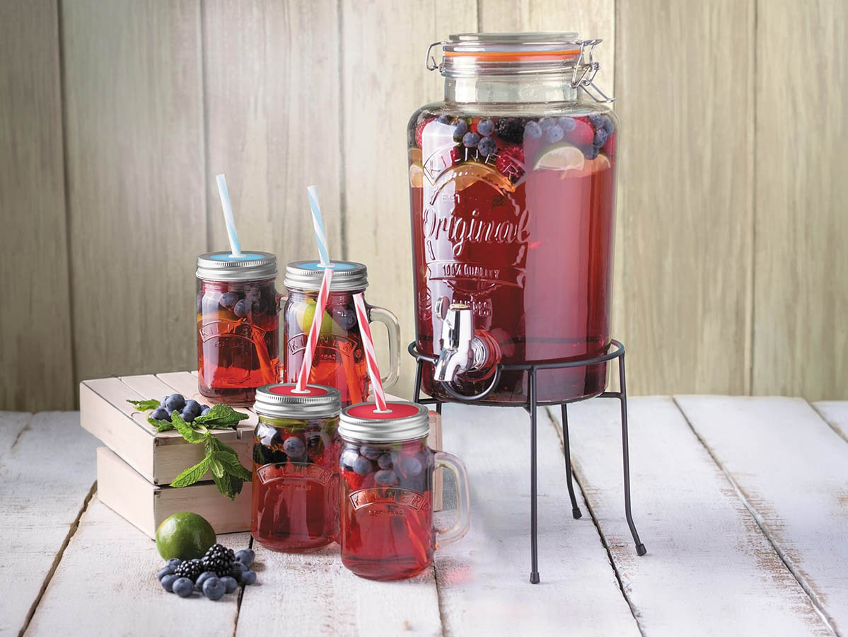 Kilner 8 litre drinks dispenser Father's Day gift from son in the UK