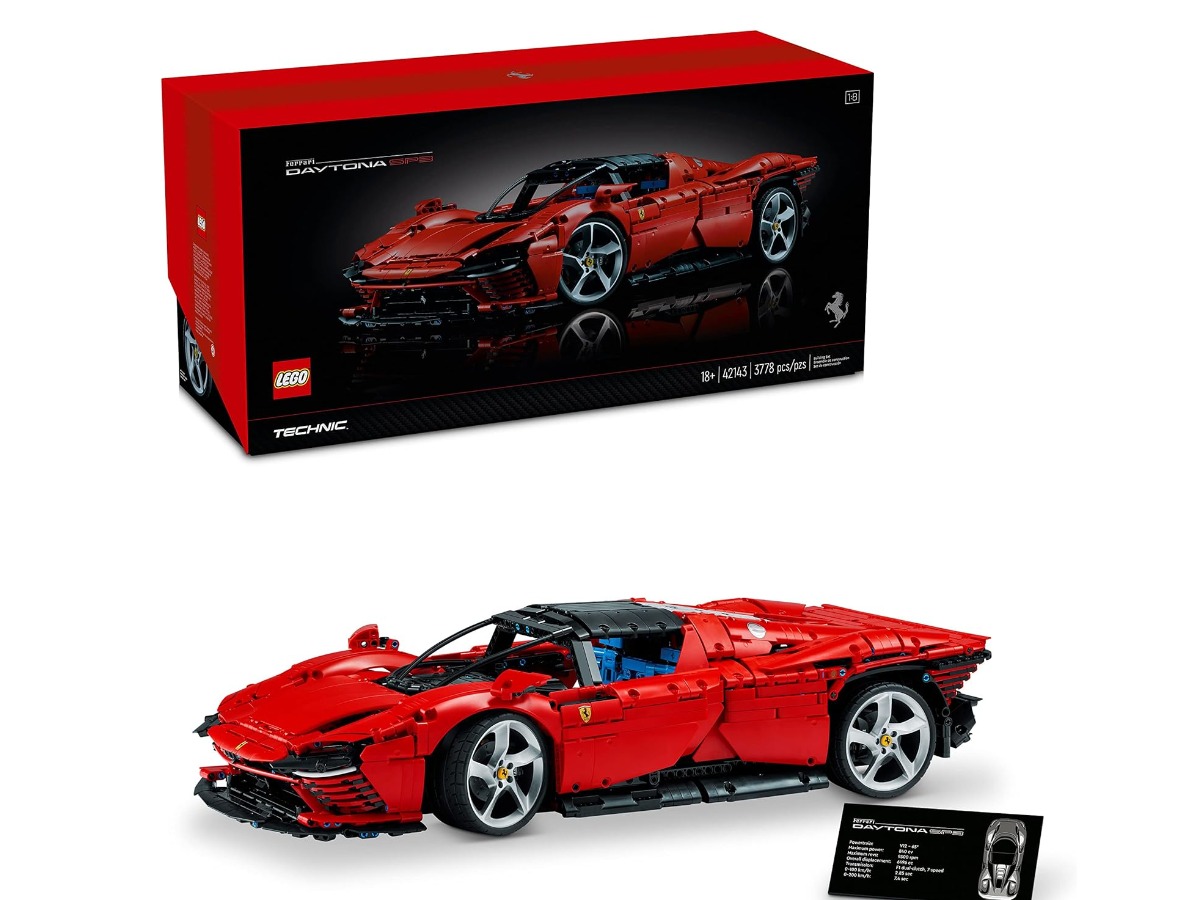 LEGO Technic Ferrari Daytona SP3 building set gift for brother