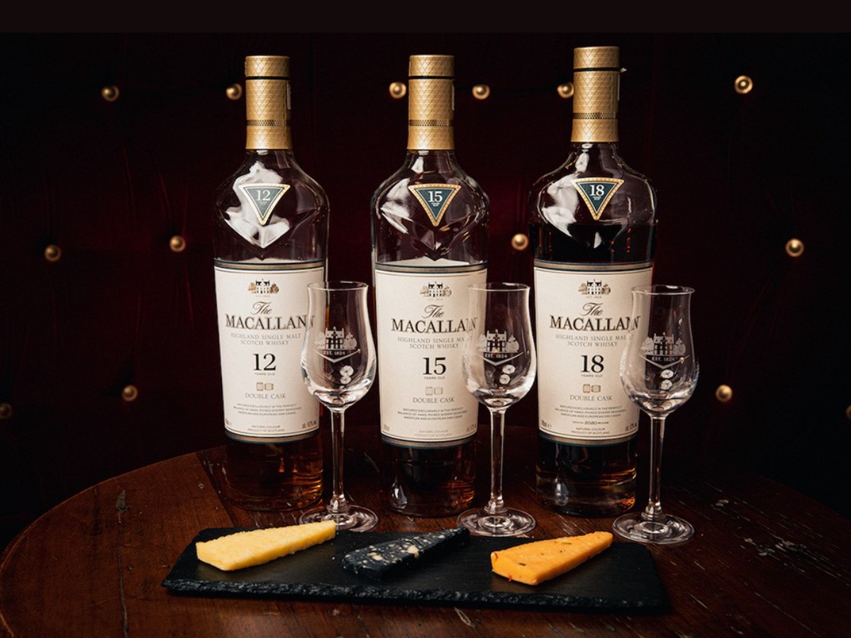Macallan whisky experience with cheese pairing and tapas for two luxury Father’s Day gift in the UK