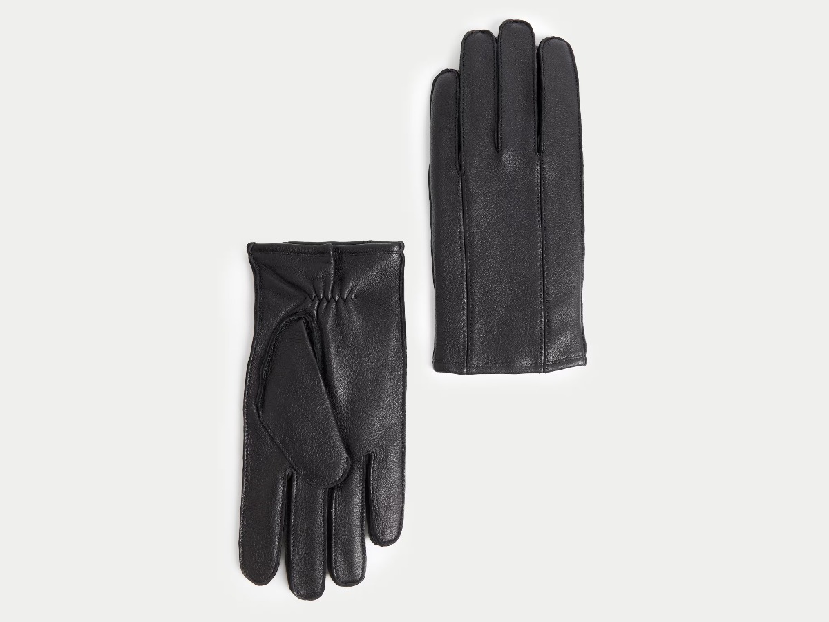 M&S leather cashmere lined gloves stylish gift for sisters in the UK