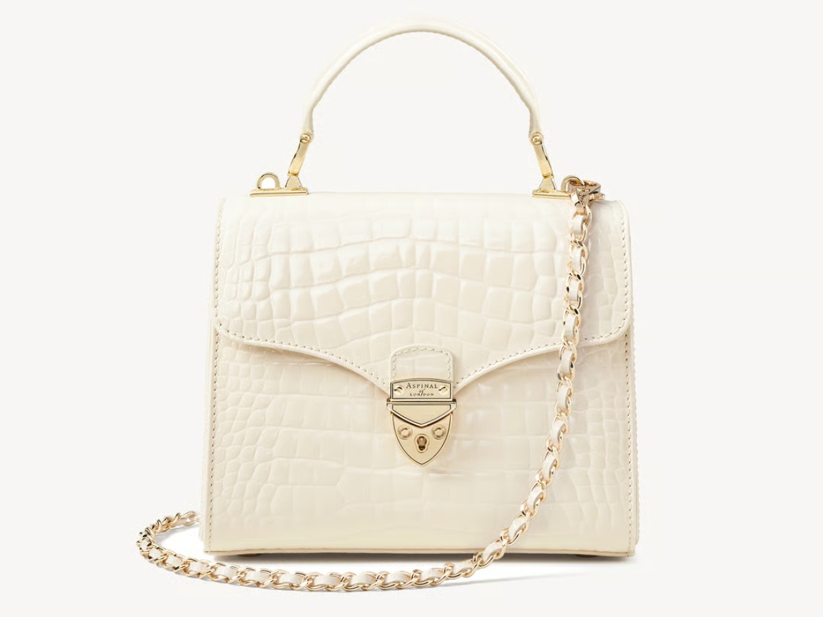 Aspinal of London Midi Mayfair Bag luxury handbag gift for wife