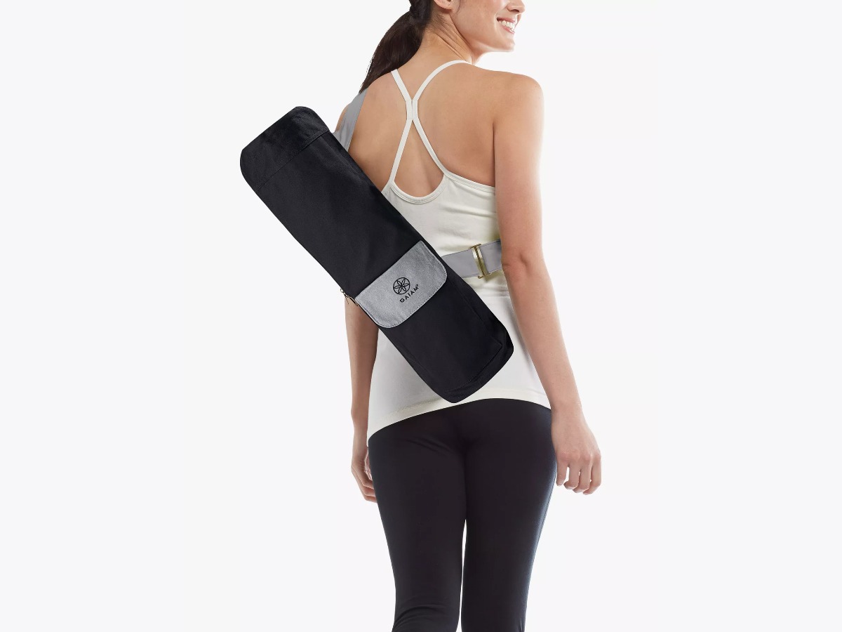 Gaiam Cargo Yoga Mat Bag fitness gift for yoga and Pilates lovers