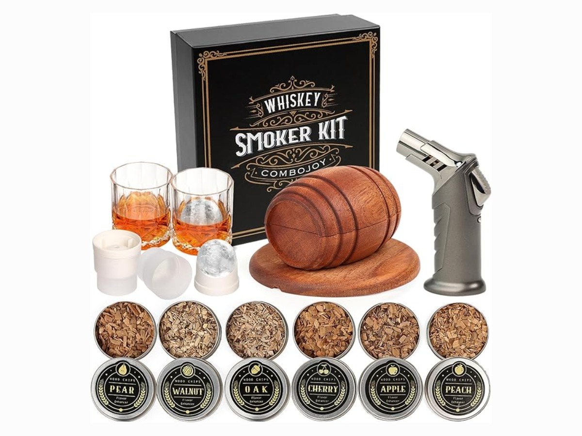 Whiskey smoker kit cocktail gift for husband
